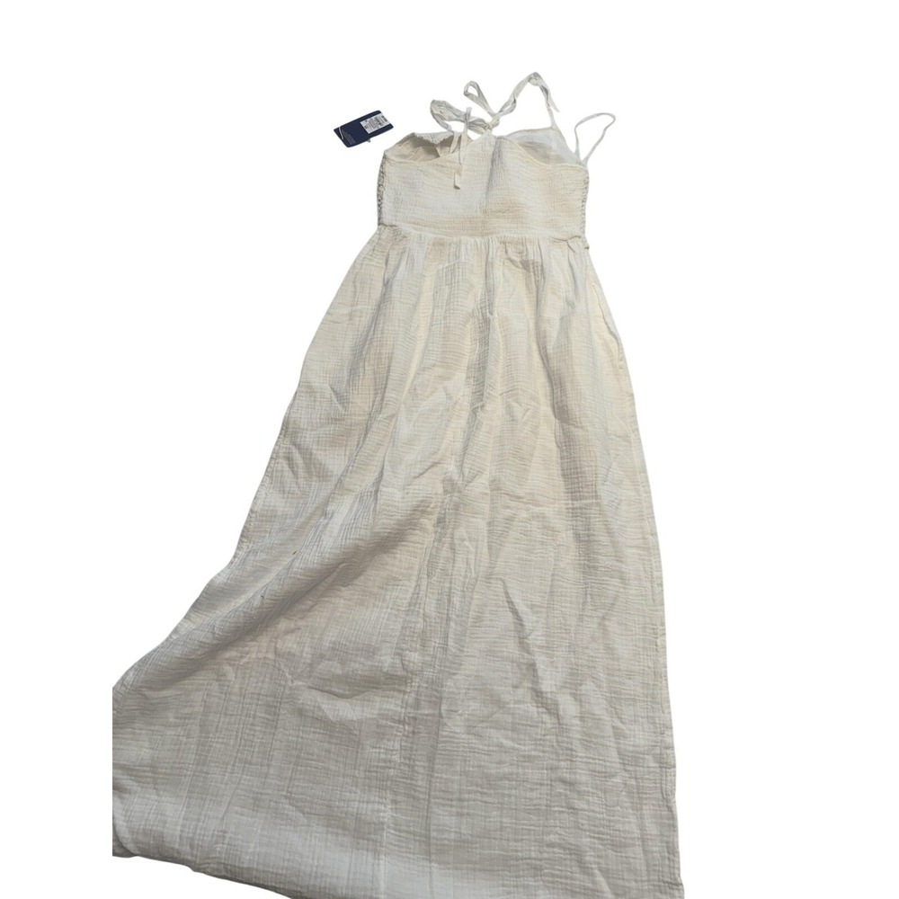 Universal Thread Dress Womens XS White Crochet Bodice Maxi Sundress Boho‎ Lined - Picture 3 of 9